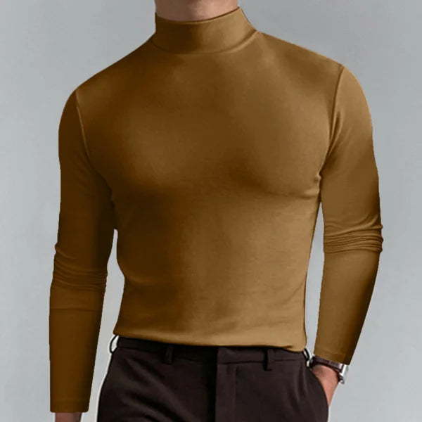Glenn - slim fit t-shirt med høj talje og lange ærmer