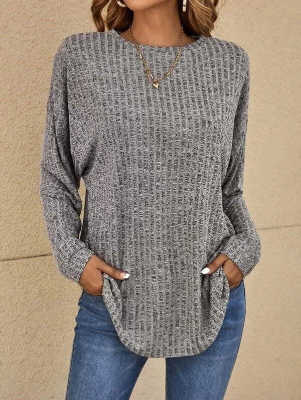 Langærmet sweater til stilfuld damemode