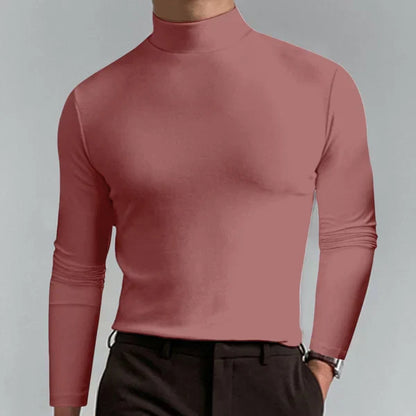 Glenn - slim fit t-shirt med høj talje og lange ærmer