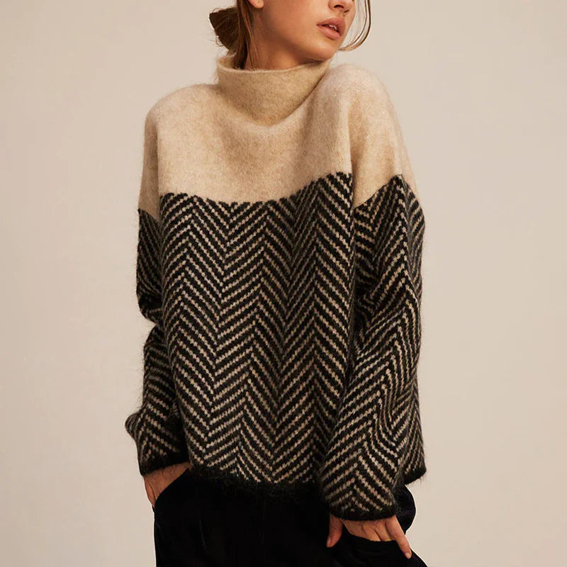 Gia - luksuriøs cashmere-rullekravesweater