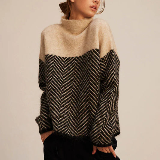Gia - luksuriøs cashmere-rullekravesweater