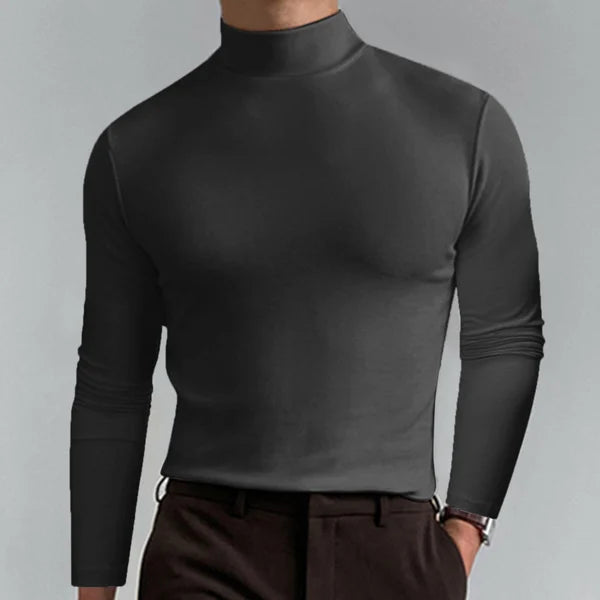 Glenn - slim fit t-shirt med høj talje og lange ærmer