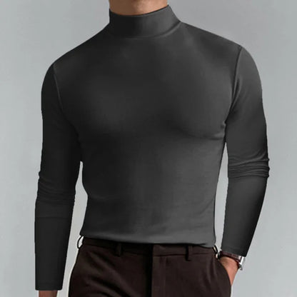 Glenn - slim fit t-shirt med høj talje og lange ærmer