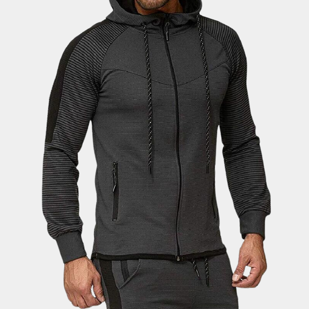 Niko - stilfuld herrejakke med hætte til et moderne look