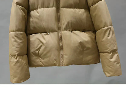 Varm vinterfrakke til kvinder 2024: elegant puffercoat-trend