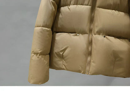 Varm vinterfrakke til kvinder 2024: elegant puffercoat-trend