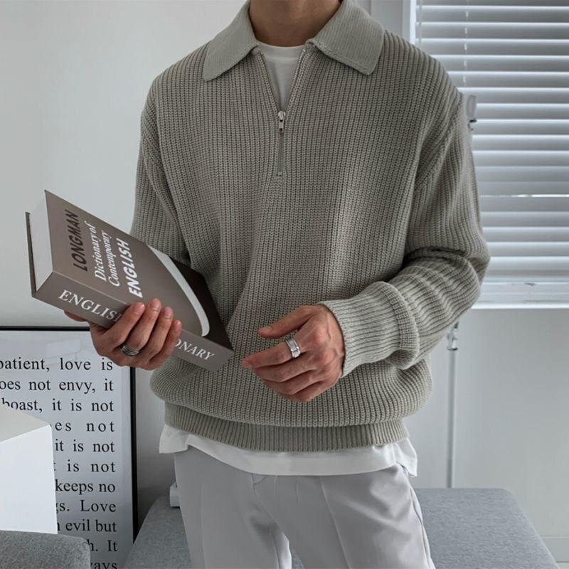 Mumivas - sweater med lynlås