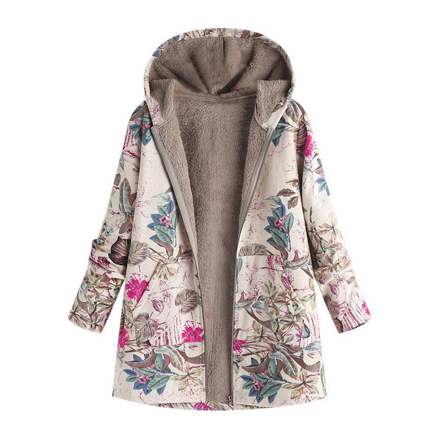 Joanna | mønstret vintage jakke