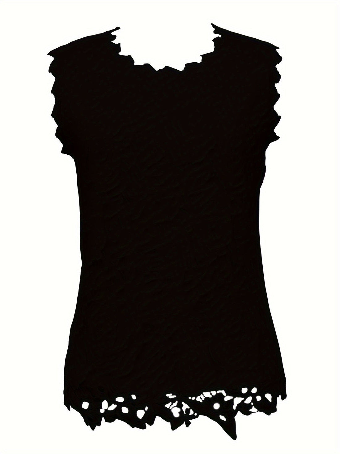 Hvid blondebluse - Amelie