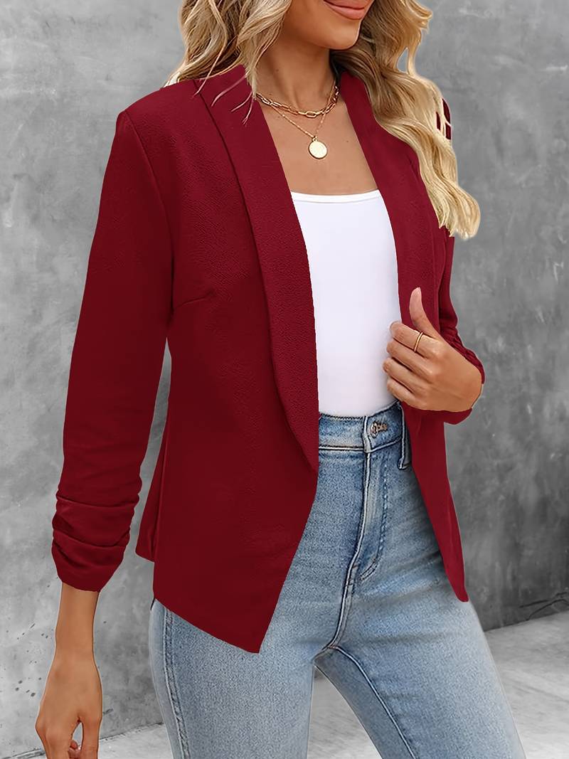 Isabella - stilfuld blazer med åben front