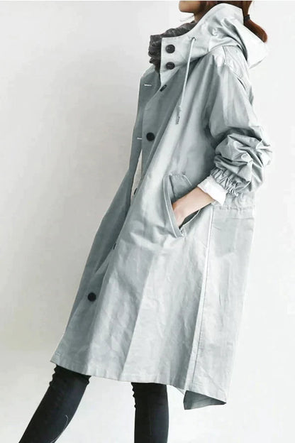 Urban skjold trendsætter oversized regnfrakke