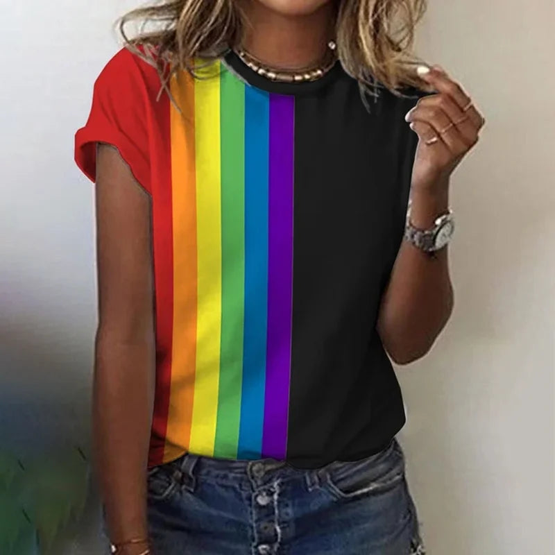 Nettie - pride rainbows skjorte