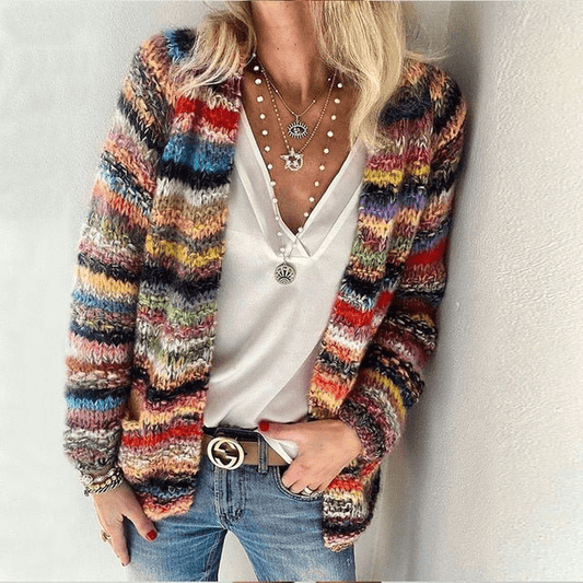 Elle&vire - flerfarvet vest