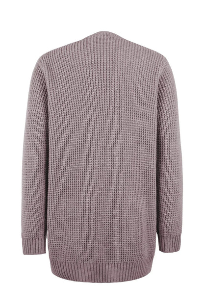 Uliana - elegant lang dame-cardigan med v-hals