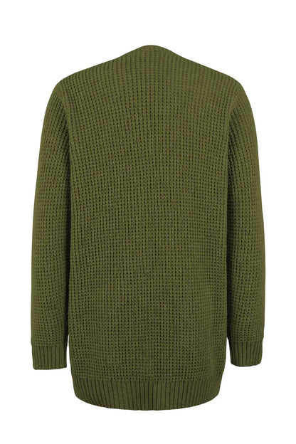 Uliana - elegant lang dame-cardigan med v-hals
