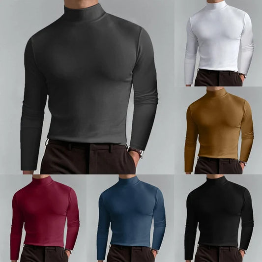 Glenn - slim fit t-shirt med høj talje og lange ærmer