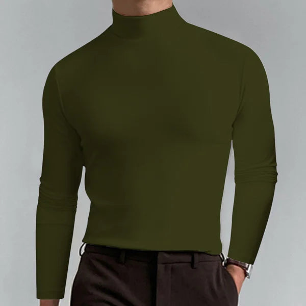 Glenn - slim fit t-shirt med høj talje og lange ærmer