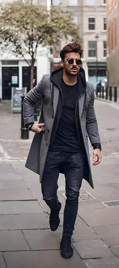 Dualeded urban kontorfrakke