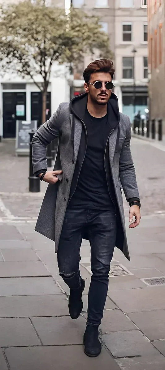 Dualeded urban kontorfrakke