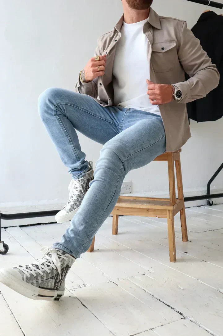 Fraser – fritidsskjorte af høj kvalitet i bomuld