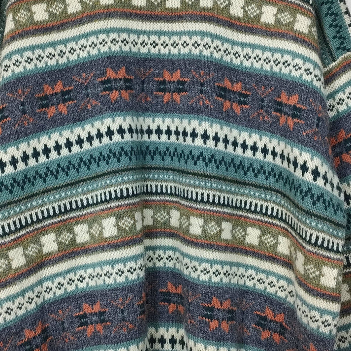 Damesweater - i et trendy vintage aztekisk design