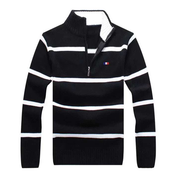 Maddox - herresweater med krave