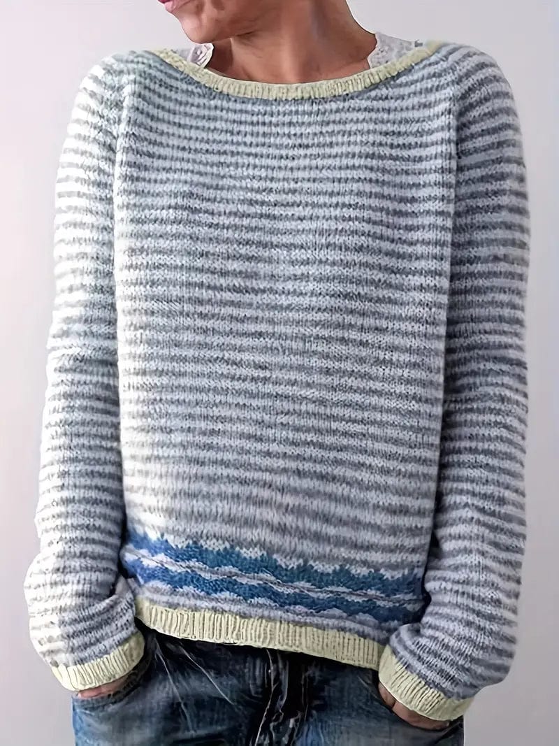 Malyn - stribet sweater til kvinder