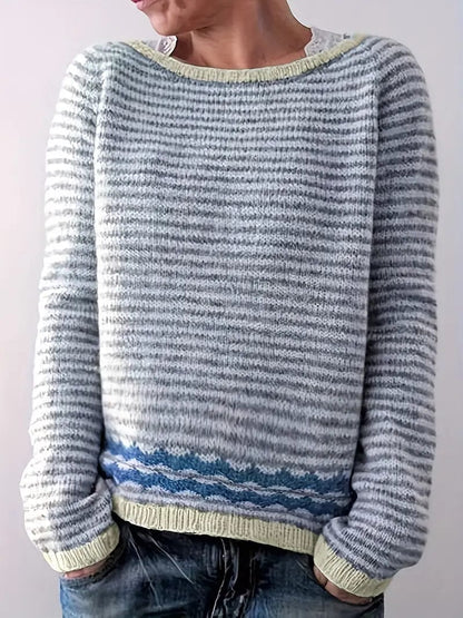 Malyn - stribet sweater til kvinder
