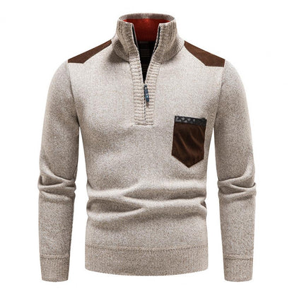 Premium herresweater lavet af merinould