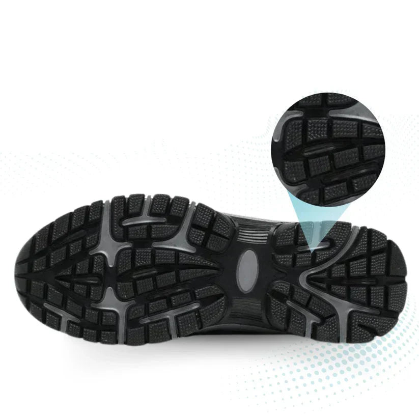 Torben – outdoor slip-on sko i ruskind med gummisål