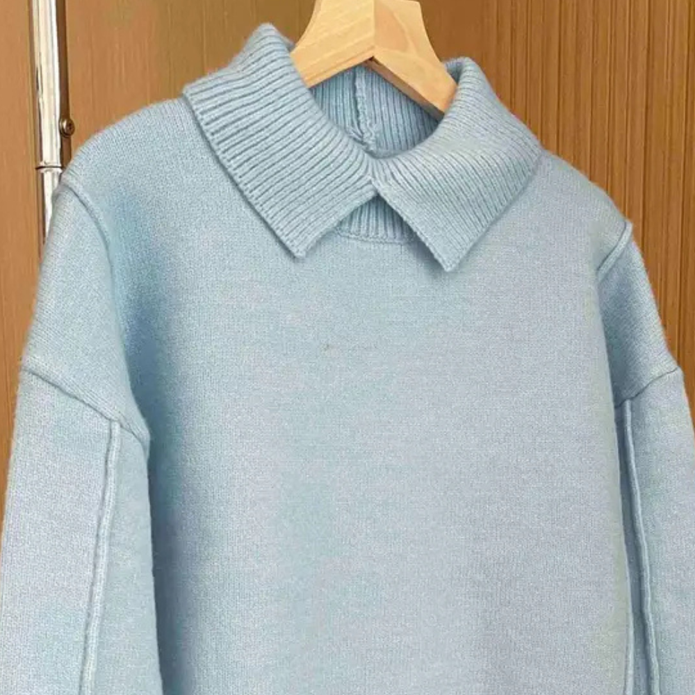 Kayla - elegant hæklet sweater til kvinder