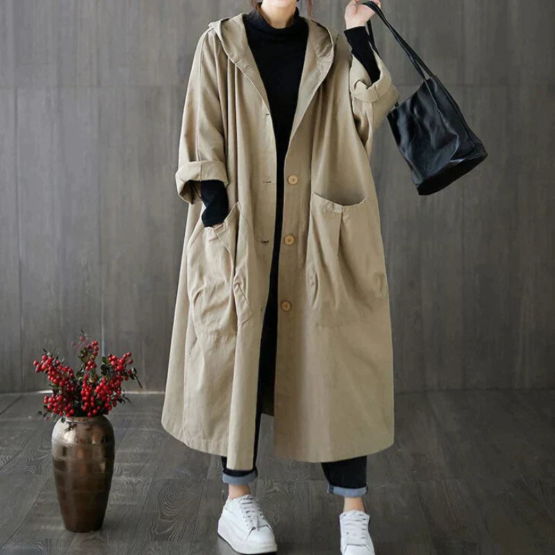 Delia | oversized trenchcoat
