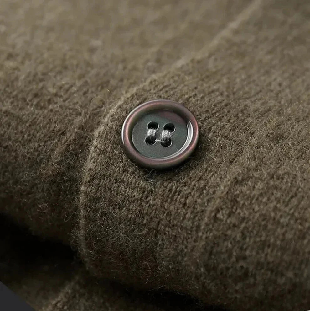 Smart-casual herrecardigan med knapper – herre