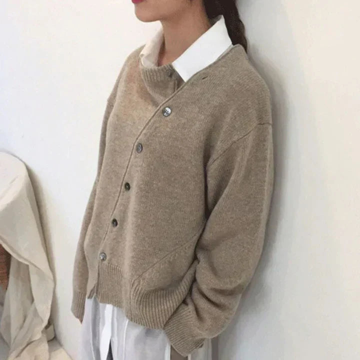 Behagelig slå-om-cardigan olivia