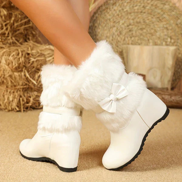 Sieglinde – hyggelige vinterstøvler med tykke såler og sløjfer