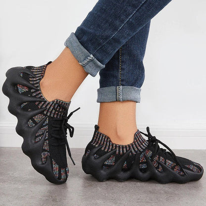 Futuristiske sneakers med åndbart design