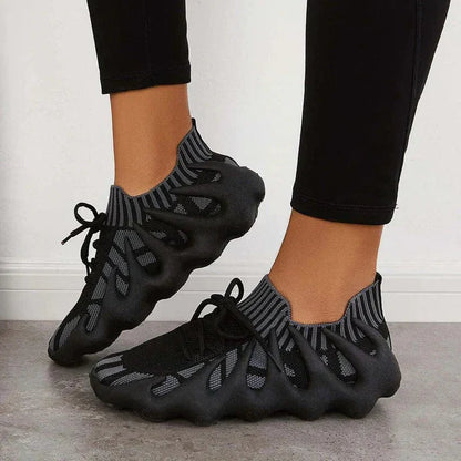 Futuristiske sneakers med åndbart design