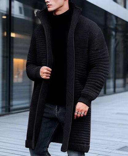 Trevor | lang strik cardigan til mænd