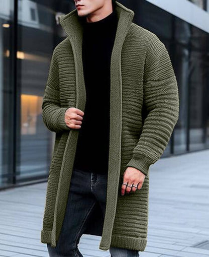 Trevor | lang strik cardigan til mænd