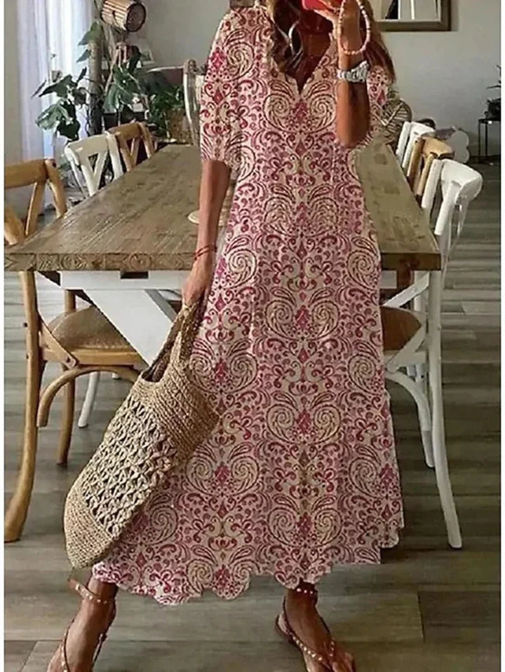 Bettina | boheme maxi kjole