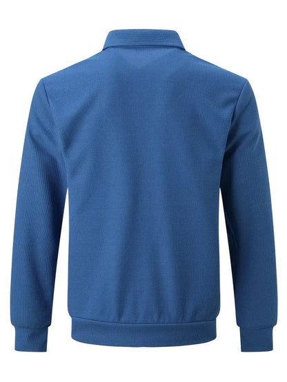 Retro tekstur vintage lynlåsjakke til mænd