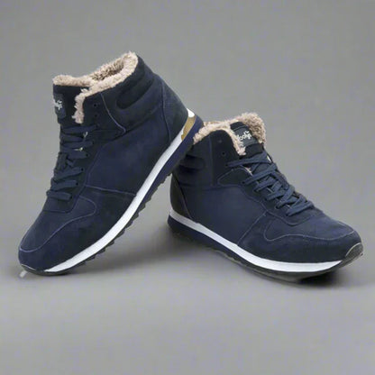 Vinterstøvler til mænd, varme, med pelsforing, højt skaft – herre