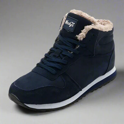 Vinterstøvler til mænd, varme, med pelsforing, højt skaft – herre