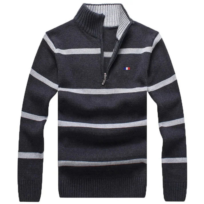 Maddox - herresweater med krave